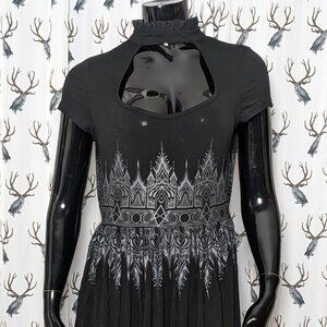 Killstar Duchess Keyhole Skater Dress